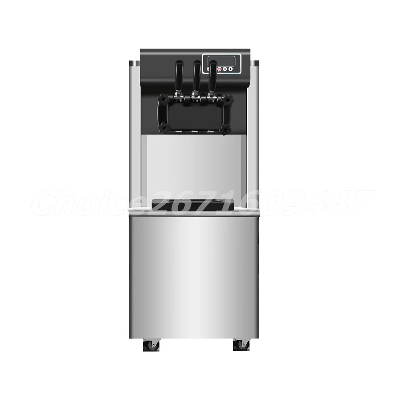 Machine à Crème Glacée Commerciale à 3 Saveurs, Distributeur Vertical, 25l/h, Brindisi