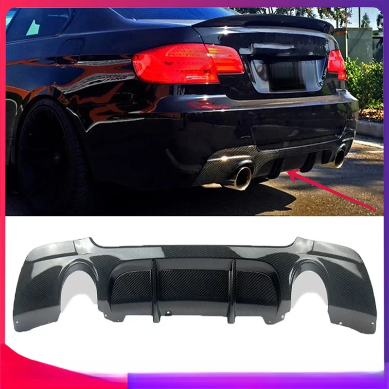 High Quality Front Bumper Spoiler Diffuser Lip 3Pcs Fit 1 Series E81 E82 E87 E88 LCI Standard 2008-2012 Exterior Body Parts