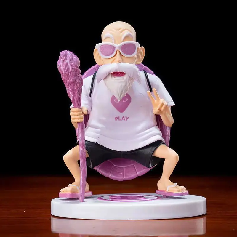 Dragon Ball Anime CharactersMaster Roshi Figure,Kame Sennin Figure Anime Statues Figurine PVC Figure Standing Posture Collection