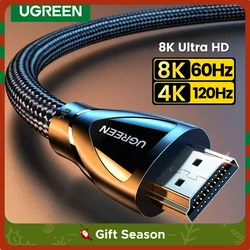 UGREEN Choice HDMI-Compatible Cable for Xbox Series X  2.1 8K/60Hz 4K/120Hz for Xiaomi Mi Box PS5 HDR10+ 48Gbps 8K