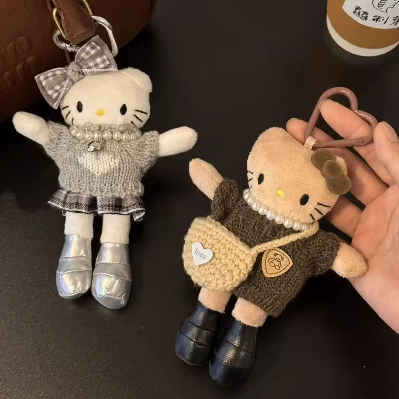 

Sanrio Cute Versatile Long Legs Hello Kitty Keychain Backpack Ornament Keychain Couple Friends Girls Birthday Christmas Gifts