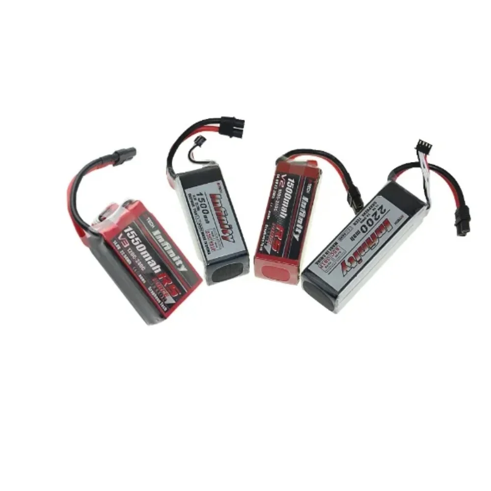 Infinity 1S 2S 3S 4S LiPo Lithium Battey 450/550/850/1300/1500/1550/2200mAh 85C 95C XT30 XT60 Plug For FPV Racing Drone