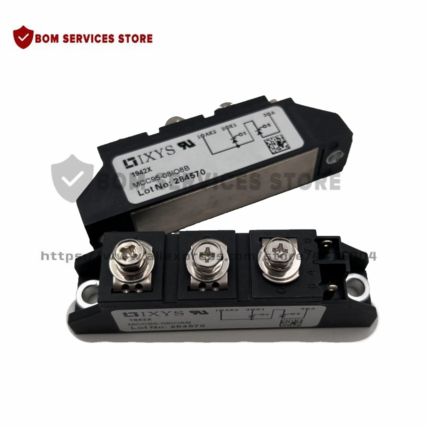 Módulo IGBT Original, MCC95-08IO8 -12/14/16IO8B