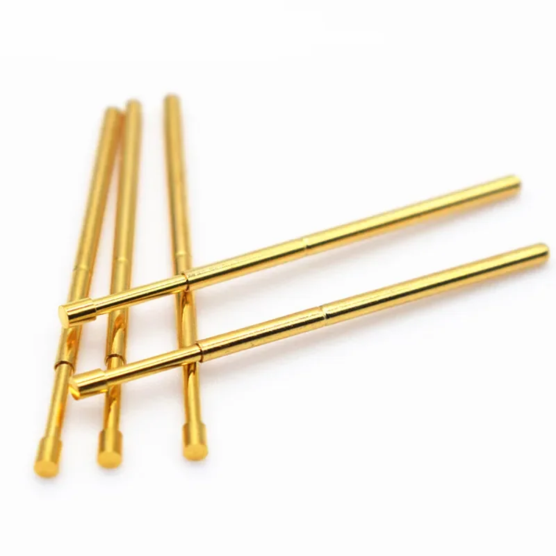 100PCS Gold-plated PA100-G2 Spring Test Probe with Outer Diameter of 1.36mm and Total Length of 33.35mm for Testing