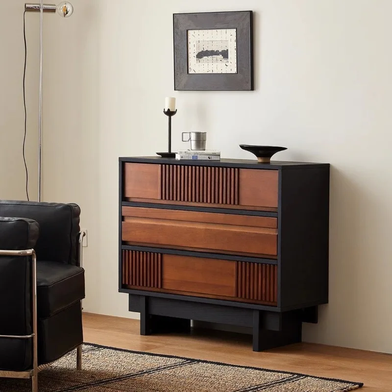 أدراج خزانة ذات أدراج من العصور الوسطى، خزانة تخزين لغرفة النوم، درج، خزانة قائمة لغرفة المعيشة، خزانة جانبية إسكندنافية بسيطة