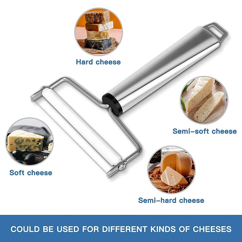Adjustable Cheese Slicer, Cheese Slicer, Cheese Slices for Mozzarella Cheese, American Cheese, Swiss Cheese, Cheddar image 6