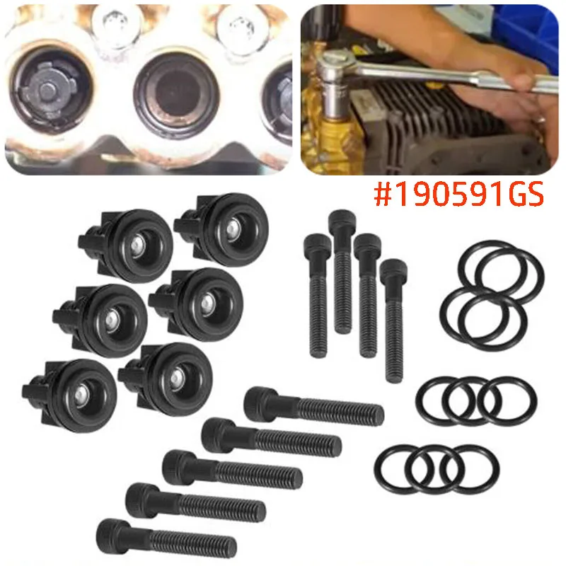 Pressure Washer Pump Valve Check Kit 190591GS Fit for Briggs and Stratton, Snapper, Troy-Bilt, Craftsman