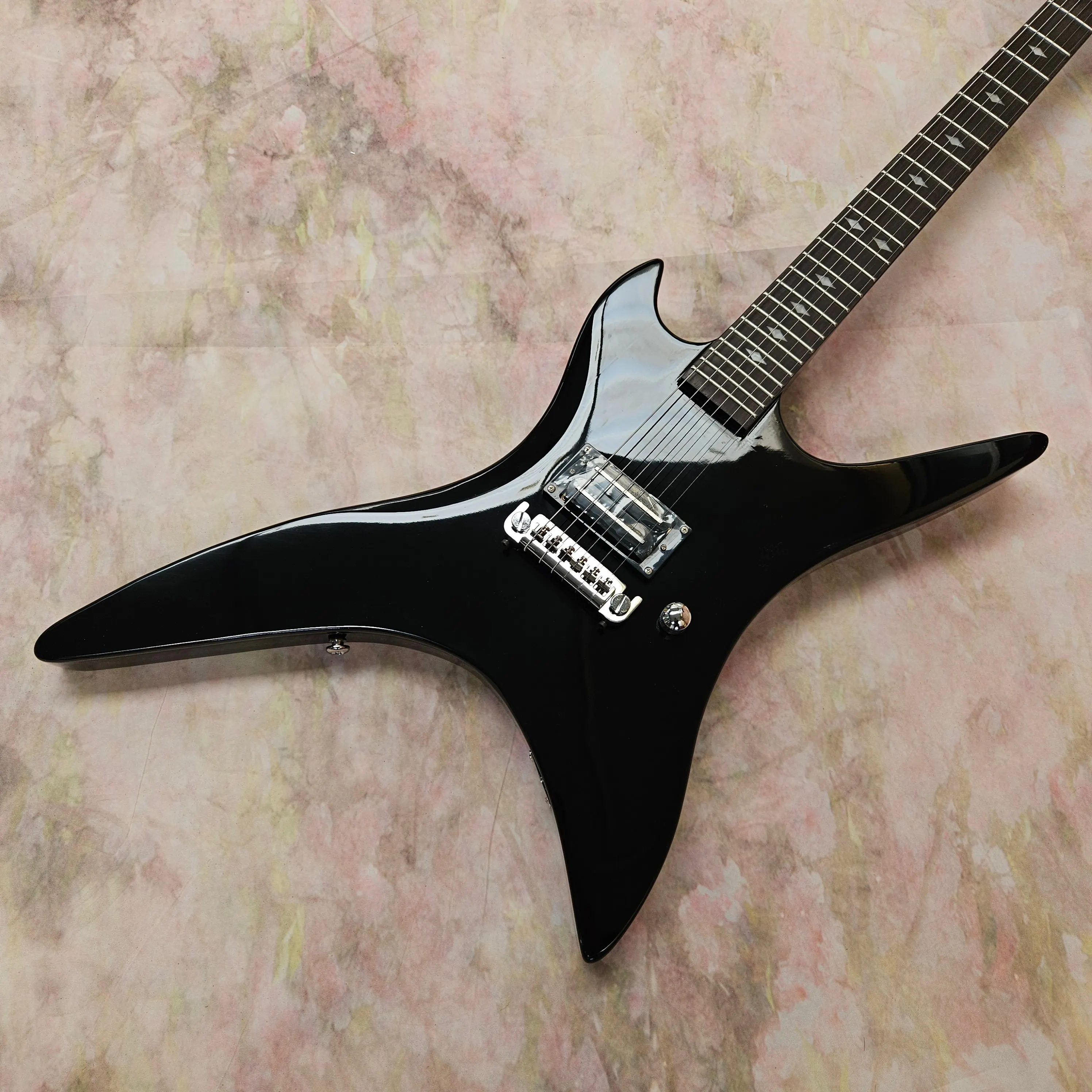 

Черная шестиструнная электрогитара с звукоснимателем H, полноразмерная, для начинающих и профессионалов, для взрослых и детей