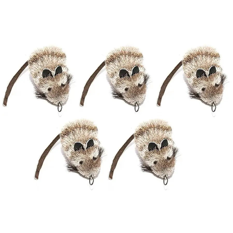 

Приманки для кошек Cat Catcher, набор из 5 мышей-имитаций