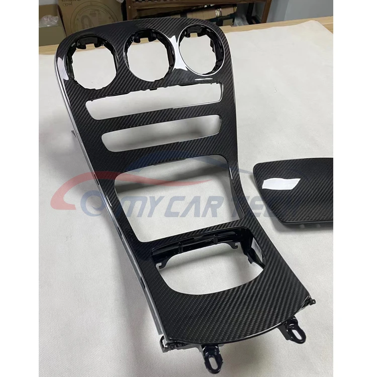 

For Mercedes Benz W205 Without Clock Carbon Fiber Instrument Panel Interior Automotive Interior Trim Replacement Dash