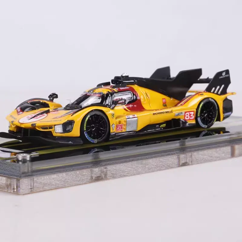 سوب 1:64 مقياس 499P سباق رقم 83 الراتنج محاكاة نموذج سيارة مجموعة ثابتة زينت عطلة لعبة هدية تذكارية