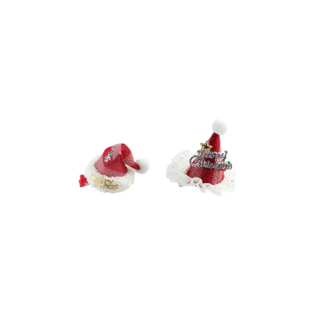 

Cute Merry Christmas Decor Christmas Hairpin Sequin Bell Christmas Hat Headband Star Gifts Children Antler Hair Clip Girls