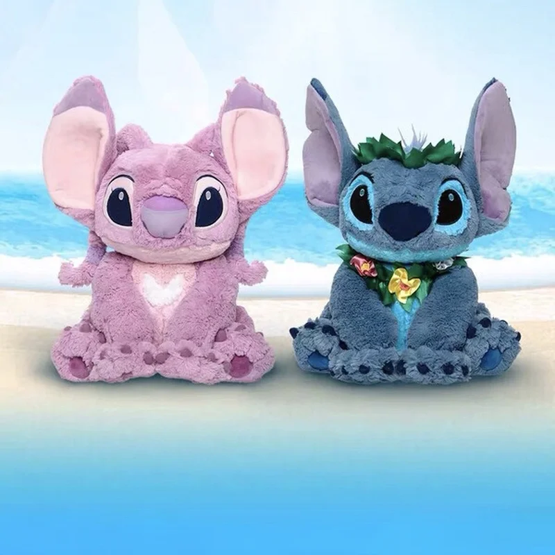 Plush Doll Baby Lilo & Stitch Stitch 626 Girlfriend Angel 624 With Flower Plush Toy Doll Gift