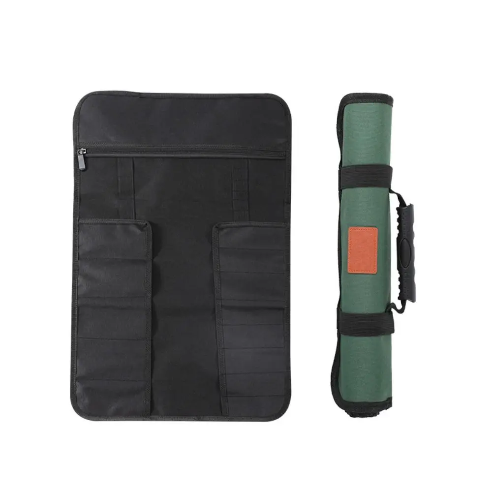 Elastic Coil Folding Reel Rolling Tool Bag Separate Storage Handbag Multi-function Tool Box Oxford Cloth Portable