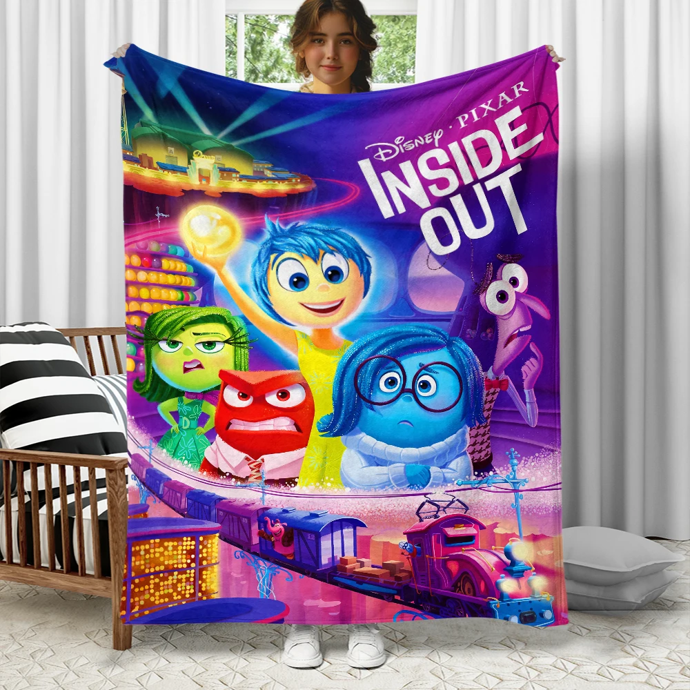 Inside Out  Blanket,Used for sofas,beds,living rooms,travel picnics,blankets,gifts,thin blankets,fall guys,home,Room decoration