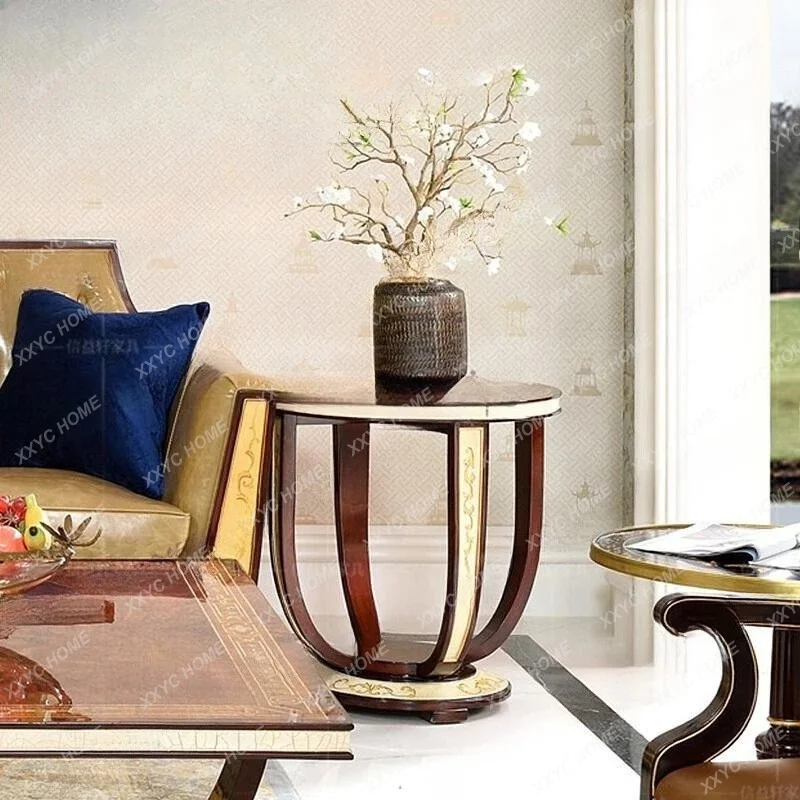 XX English corner table, villa living room table, neoclassical  furniture