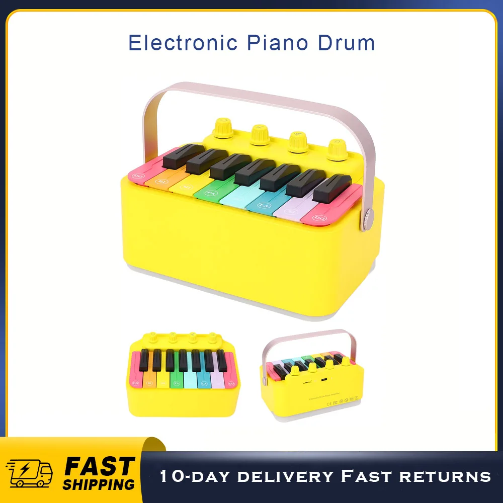 electronic-piano-bt-speaker-with-electronic-drum-function-mini-rechargeable-electronic-drum-piano-with-rgb-ambient-light