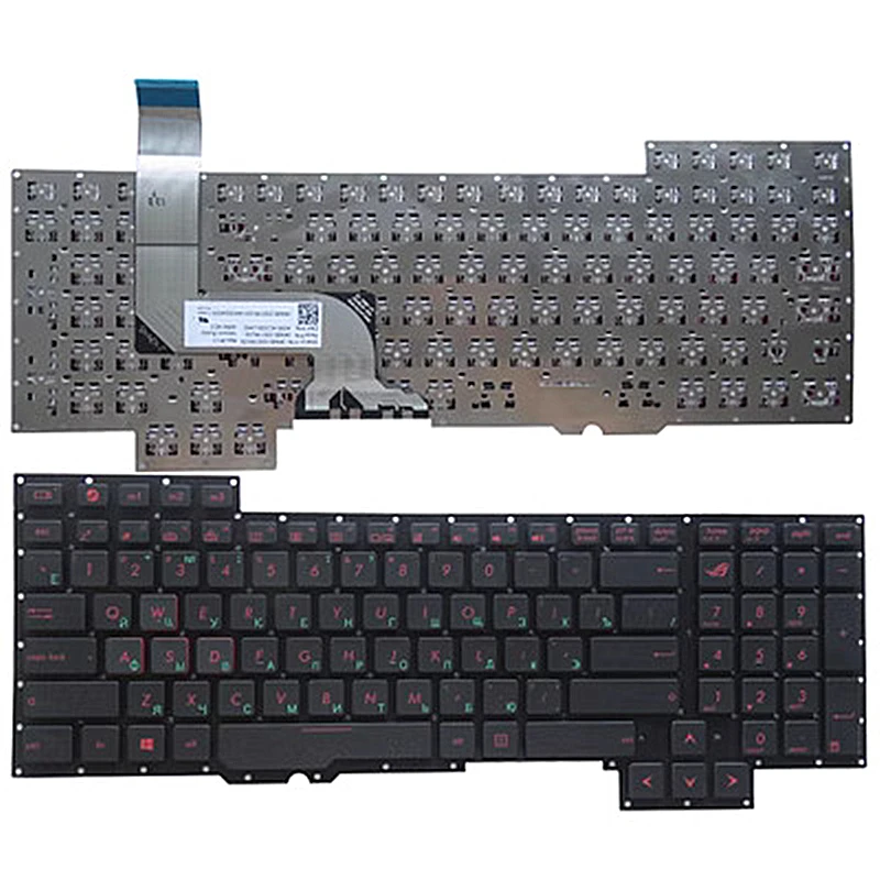 New Laptop English Layout Keyboard For Asus G751J G751 G751JY G751JT G751JM ROG