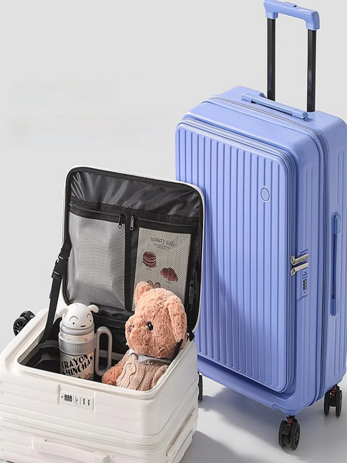 

2025 New Expandable Lage Suitcase Travel Password Lo Side Open Airline Che-In Wheel Suitcase for Men And Women