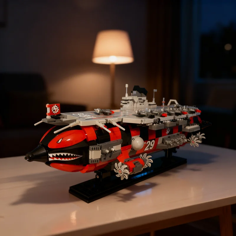 

3701 деталь MOC FrZ 129 Авианосец: Модель-конструктор Creator Expert, креативный подарок, коллекционный декор, премиум-класс для детей