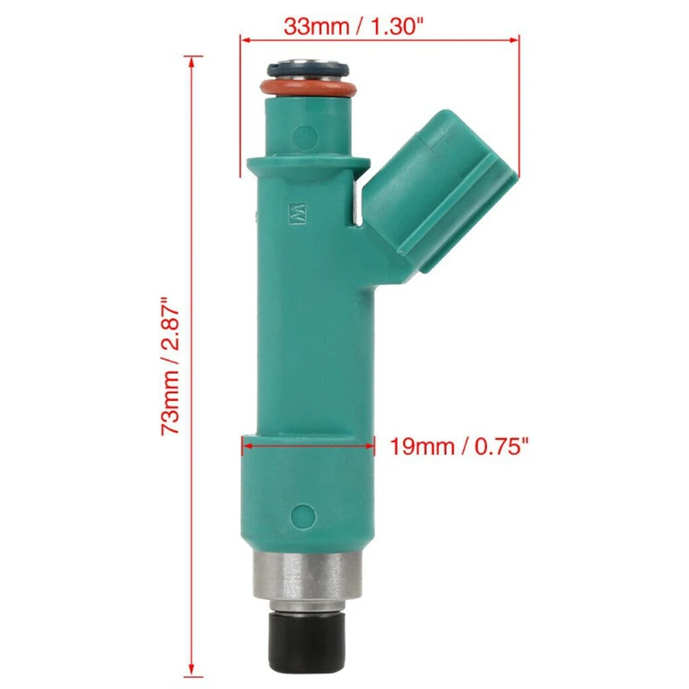 23250-28080 4 قطعة حاقن الوقود لتويوتا كامري كورولا ماتريكس RAV4 سليل tC 2.4L