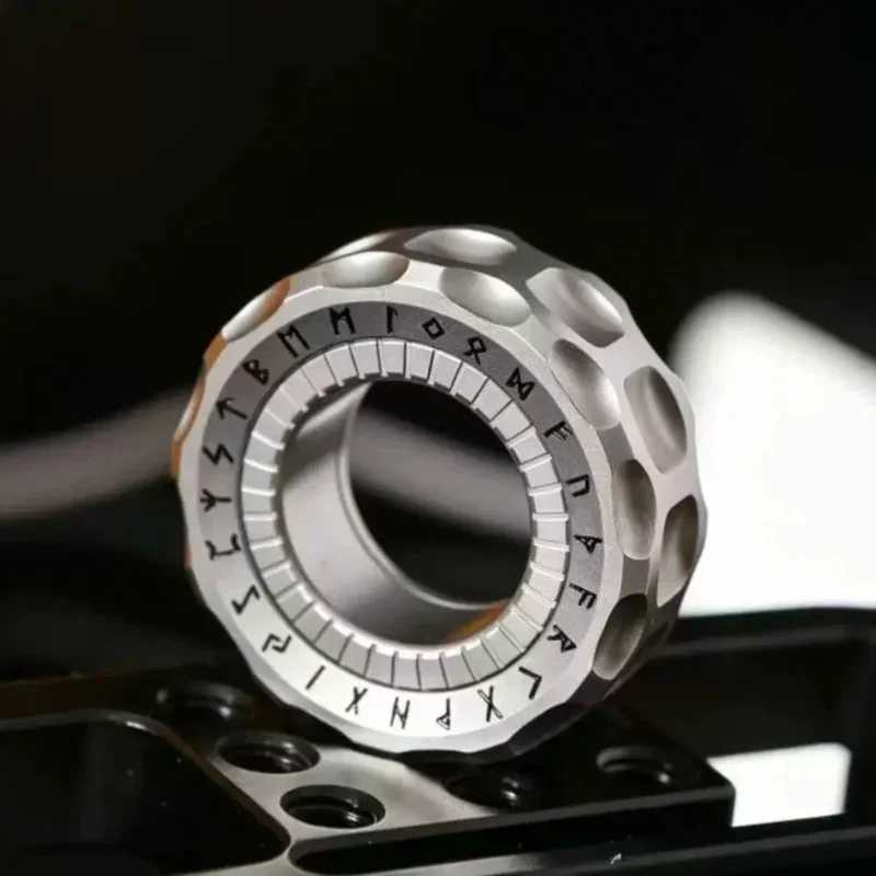 Mechanical Magnetic Push Card Fidget Slider, Portable EDC Sensory Toy, Stress Reducing Anti-anxiety Toy for Adult Men JJ5140