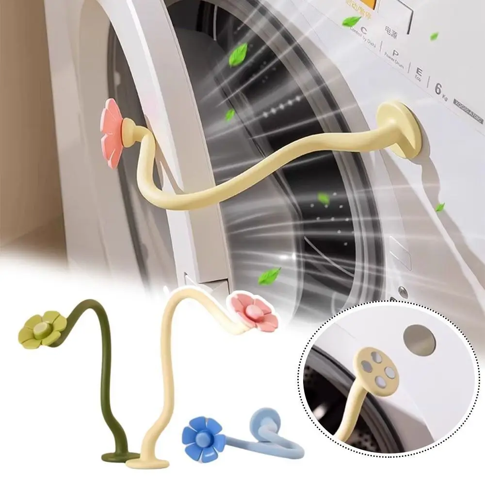 Magnetic Washer Door Prop-Stabilizer Ventilation and Mildew Prevention Ventilation Limiter Washing Machine Door Support Rod