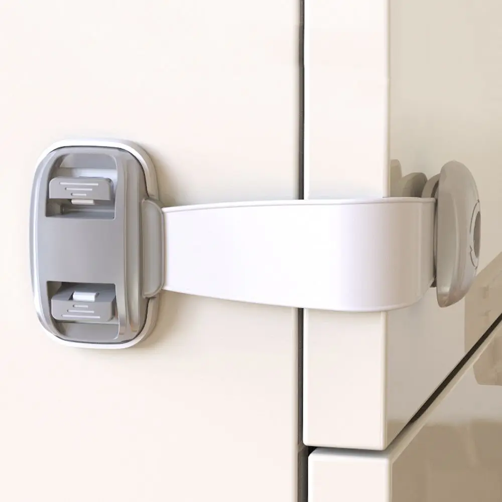 No Tools Drilling  Door Fridge Wardrobe Cabinet Drawer Box Protection Baby Anti-Clip Hand Cabinet Lock Child Safety Lock
