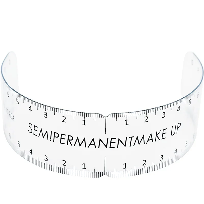 SEM Tattoo Eyebrow Shape Fixed Point Positioning Design Measuring Eyebrow Ruler Golden Ratio Standard Measurement Eyebrow Soft