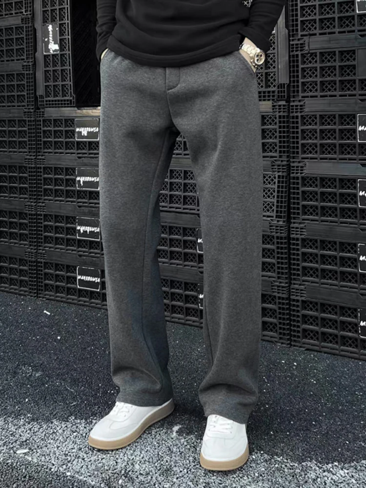 

Мужские спортивные брюки American Sle Straight Leg: ретро-стиль, повседневные, плотные, модные, для уличной моды, для спорта и отдыха