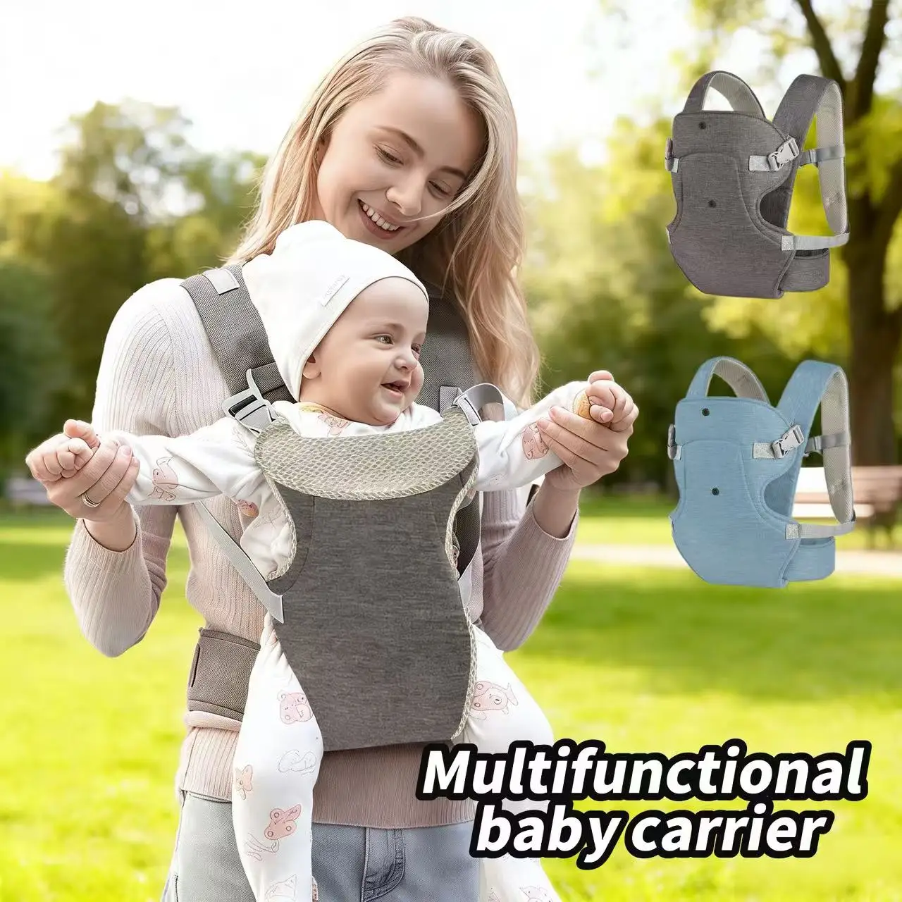 

Набор из 1 предмета, многофункциональная детская переноска-пояс, эргономичный дизайн, предотвращает О-образную форму ног, изготовлена из мягкого и дышащего полиэстера, может использоваться по разному, идеально подходит для родителей, выгуливающих своих ма