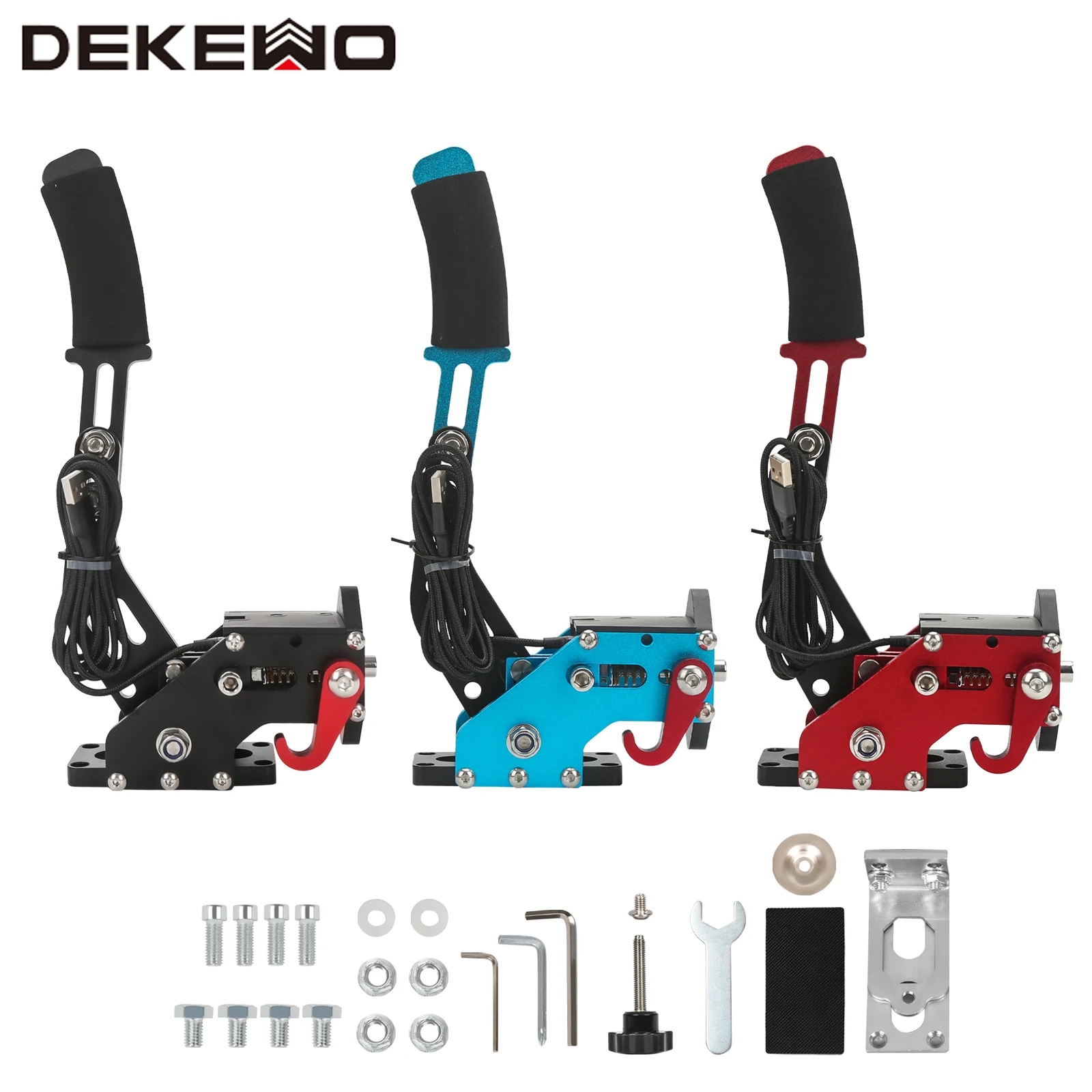USB Handbrake with Clamp for Logitech G923/G29/G27/G25 Hall Sensor PC Racing Drift Game SIM for Horizon ETS ATS WRC