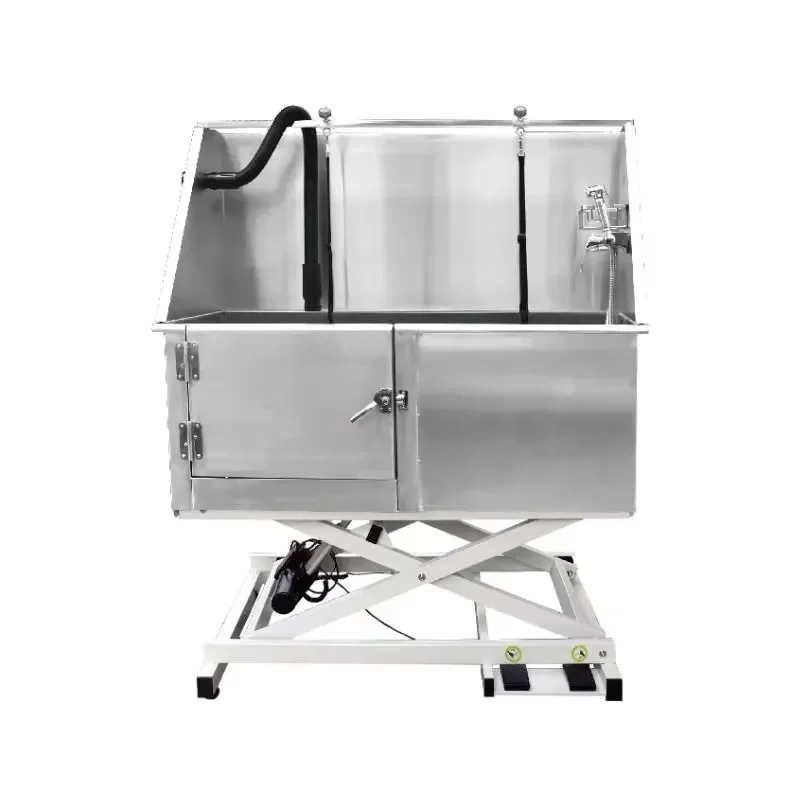 Stainless Steel Electric Lift Luxury Dog Grooming Bathtub for Cats and Dogs 12L Capacity Multi-Function Bathroom Use