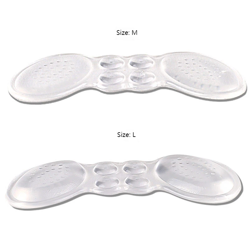 2 pçs protetor de calcanhar de silicone feminino palmilhas para sapatos de salto alto almofada ajustar tamanho almofadas de salto adesivo alívio pé cuidados inserção