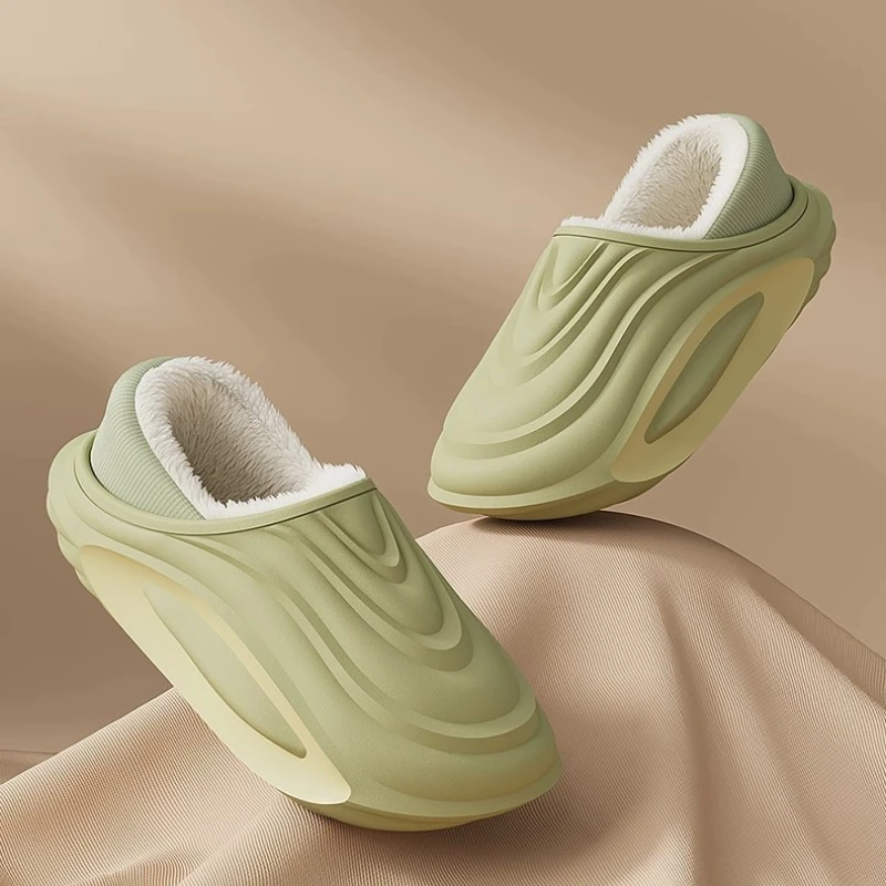 

Winter Women's Shoes Keep Warm Womens Cotton Plush Waterproof Mens Loafers Comfortable Wear Resistant Shoes for Men Women Shoes