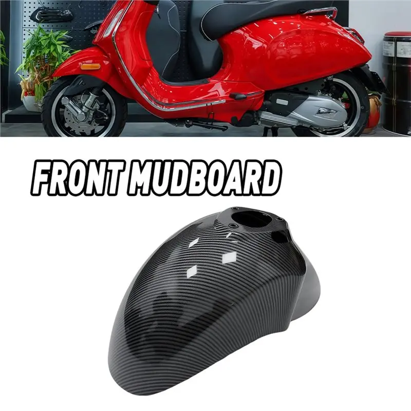 A65P-Motorcycle Front Wheel Mudguard Fender Splash Guard Motorcycle Accessories For Vespa Sprint 150