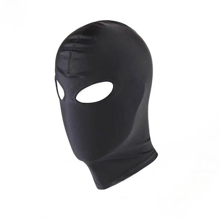 Masque de fétiche à capuche pour adultes, jouets sexy, bouche ouverte, bondage des yeux, masque de fête, cosplay, équipement de sauna, jeu BDSM, ensemble de bondage