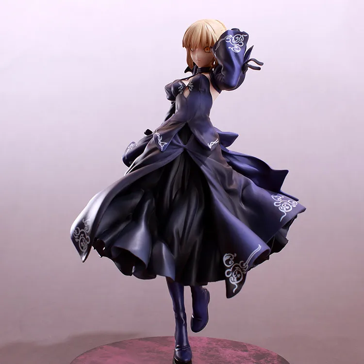 25 см Fate Zero Fate Stay Night Black Saber Arturia Pendragon, экшн-фигурка, коллекция игрушек, Рождественский подарок