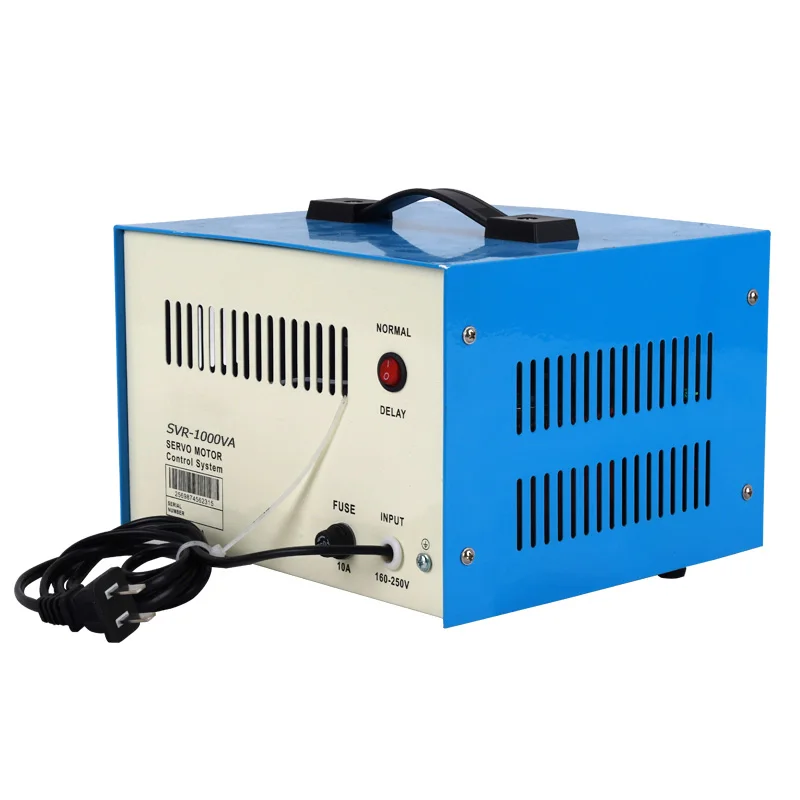 Factory Selling AVR 1500va Single Phase Automatic Voltage Regulator Servo Motor Type AC Current Under Voltage Protection