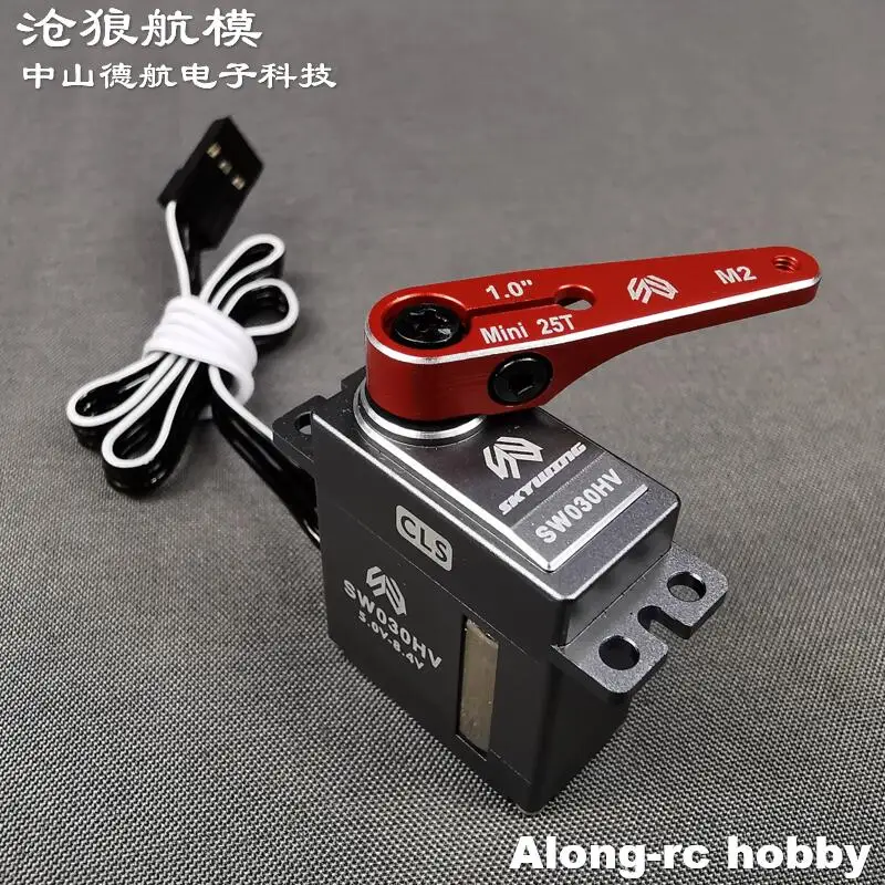 

Skywing SW030HV 24.4g Digital Servo Metal Gears Servos with Mini 25T-M2 Arm for RC 30E Model Airplane 3D Plane Aircraft Part