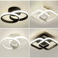 Moderno led corredor luz de teto lustre para corredor escadas foyer varanda quarto banheiro luminárias interiores lustre