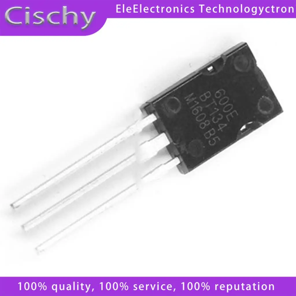 10pcs BT134-600E BT134 BT134-600 600V 4A Triacs RAIL TRIAC  TO-126