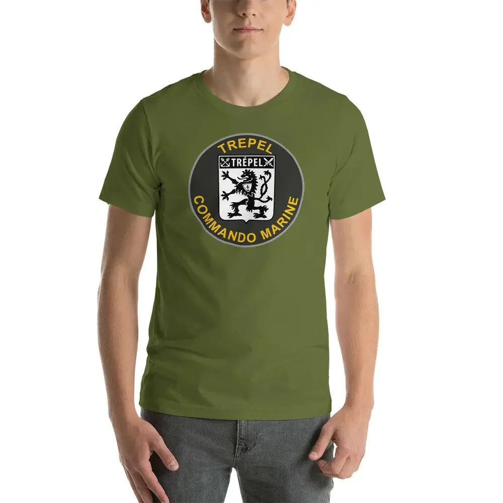 Commando De Marine Trepel Men Funny T-Shirt Customized Products Short Sleeve Casual T Shirt