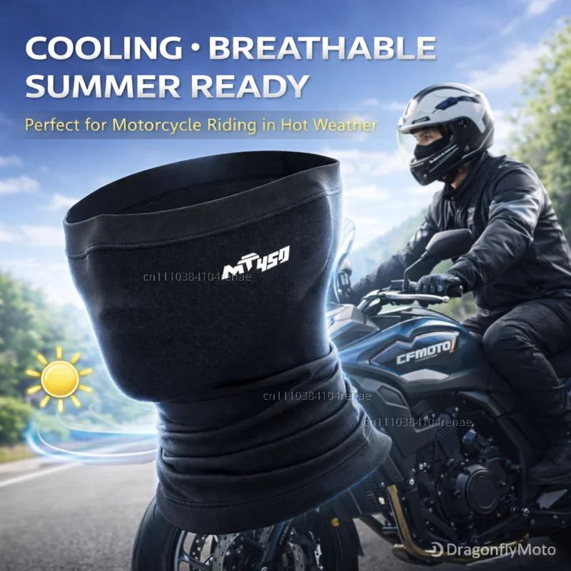 

For CFMOTO CF MOTO CF450MT 450MT 450 MT MT450 2024 2025 Motorcycle Windproof Summer Cycling Face Cover Neck Tube Breathable Logo