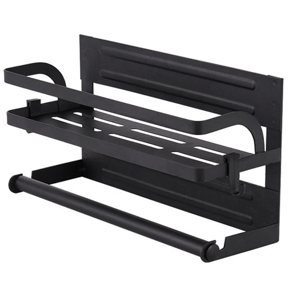 

Magnetic Storage Rack Fridge Shelves Single Layer Sundries Container St Kitchen Spice Rack Refrigerator Pylons Shelf ganizers