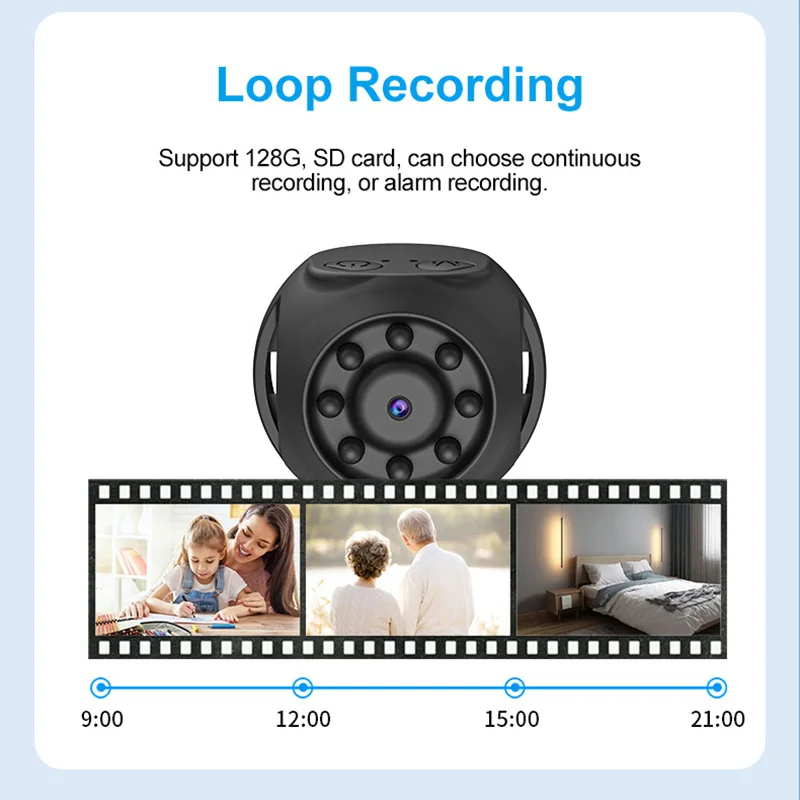 Xiaomi WIFI Mini Camera 1080p HD Wireless Indoor Home Baby Pet Security Monitoring Camera Mobile App Remote Network Monitor New - Image 3