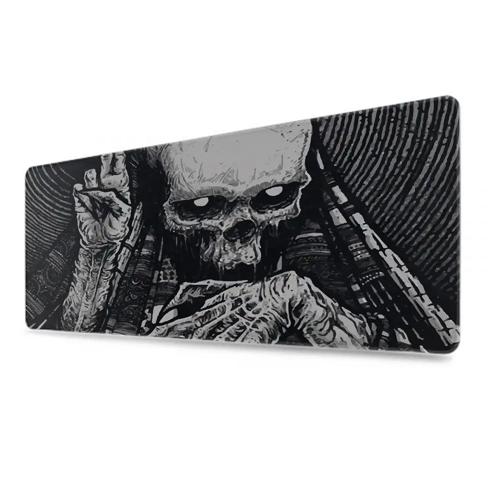 Dark Horror Skull Mouse Pad Large Size Game Mousepad Gaming Keyboard Table Mat Natural Rubber Office Decoration Carpet Mouse Mat