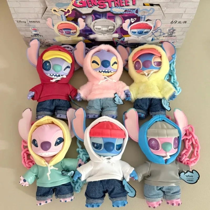 

Miniso Disney Stitch аниме слепая коробка брелок Коллекционная виниловая фигурка подарок