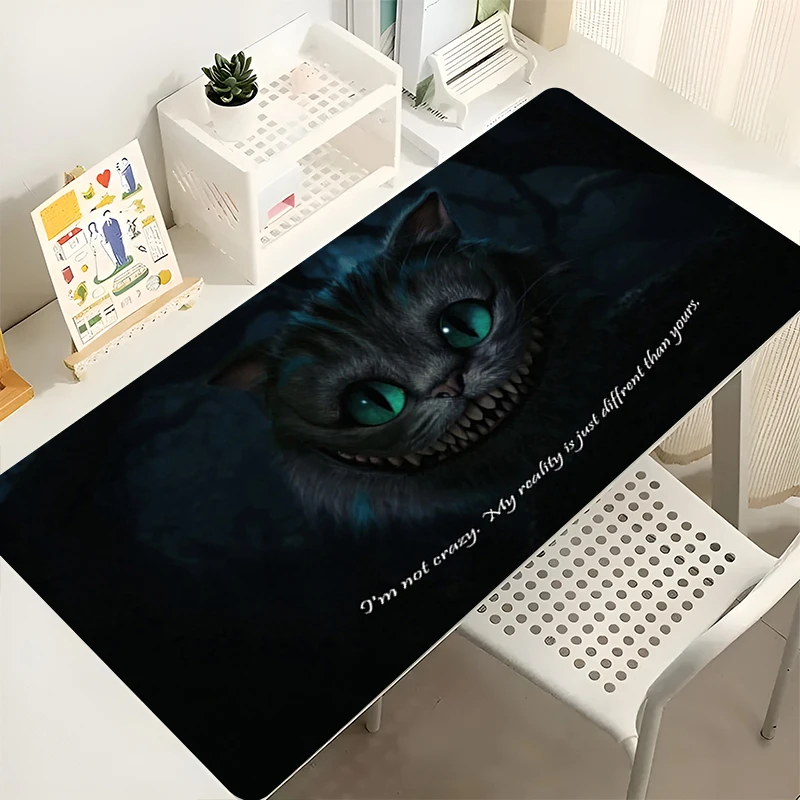 

Коврик для мыши C-cheshire Cat Alice In Wonderland, резиновые аксессуары для ПК, коврик для мыши, нескользящий настольный коврик для ноутбука, коврик для клавиатуры