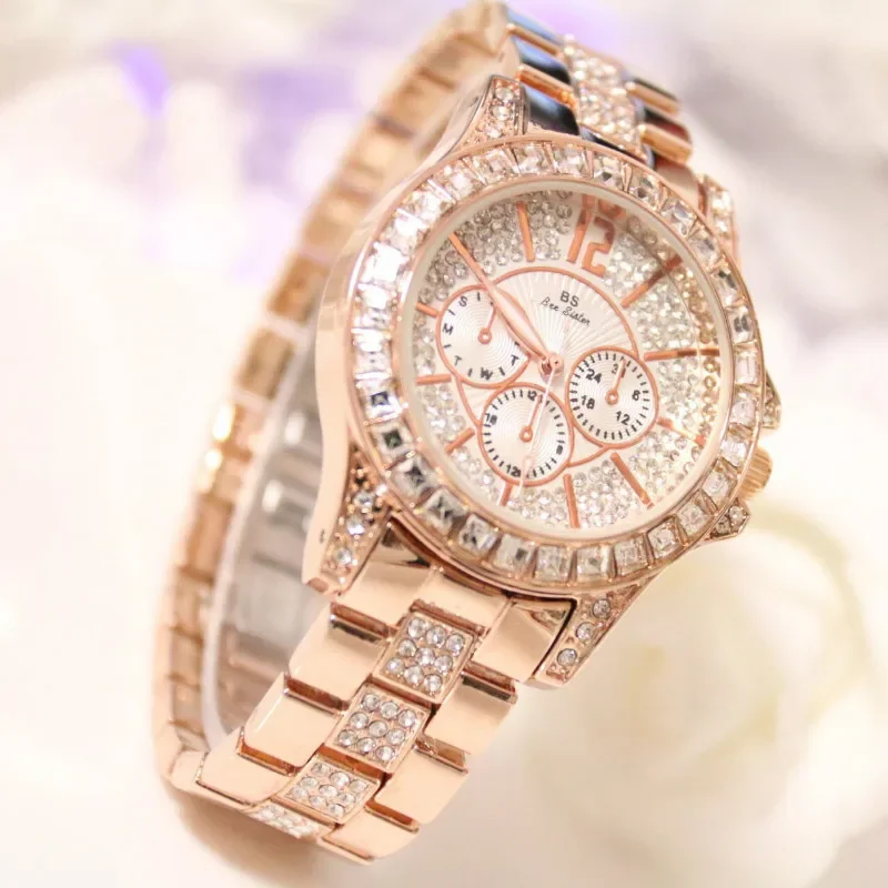 Luxury Big Dial Women Watches Quartz Watches Ladies Dress Diamond Watch Girl Bracelet Watches Orologio Donna relojes para mujer